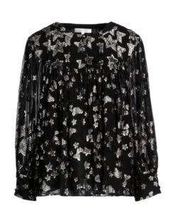 LOVESHACKFANCY Black Women‘s Blouse