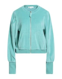 LOVESHACKFANCY Turquoise Women‘s Sweatshirt