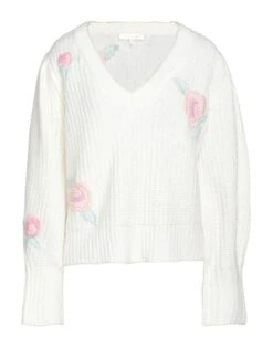 LOVESHACKFANCY White Women‘s Sweater