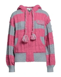 LOVESHACKFANCY Fuchsia Women‘s Cardigan