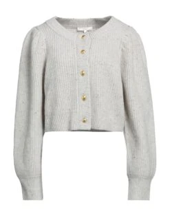 LOVESHACKFANCY Light Grey Women‘s Cardigan