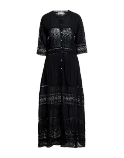 LOVESHACKFANCY Black Women‘s Long Dress