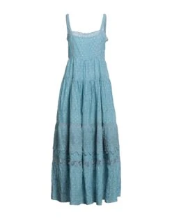LOVESHACKFANCY Pastel Blue Women‘s Long Dress