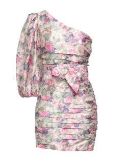 LOVESHACKFANCY Ivory Women‘s One-shoulder Dress