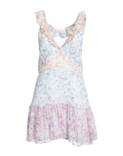 LOVESHACKFANCY Beige Women‘s Short Dress