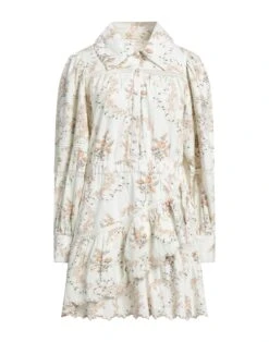 LOVESHACKFANCY Cream Women‘s Shirt Dress