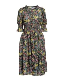 LOVESHACKFANCY Green Women‘s Midi Dress