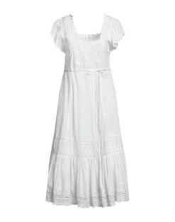 LOVESHACKFANCY White Women‘s Midi Dress