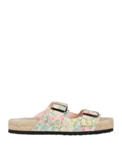 LOVESHACKFANCY X MANEBÍ Light Green Women‘s Espadrilles