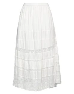 LOVESHACKFANCY Off White Women‘s Midi Skirt