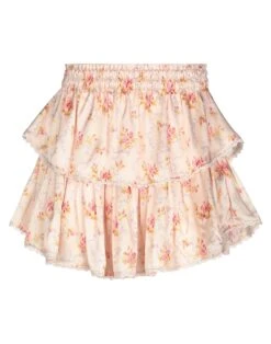 LOVESHACKFANCY Apricot Women‘s Mini Skirt