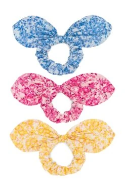 LoveShackFancy Tuscan Lemon Scrunchie Set Multi