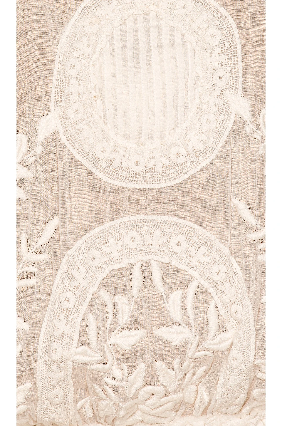 LoveShackFancy Quincy Dress White - Image 4