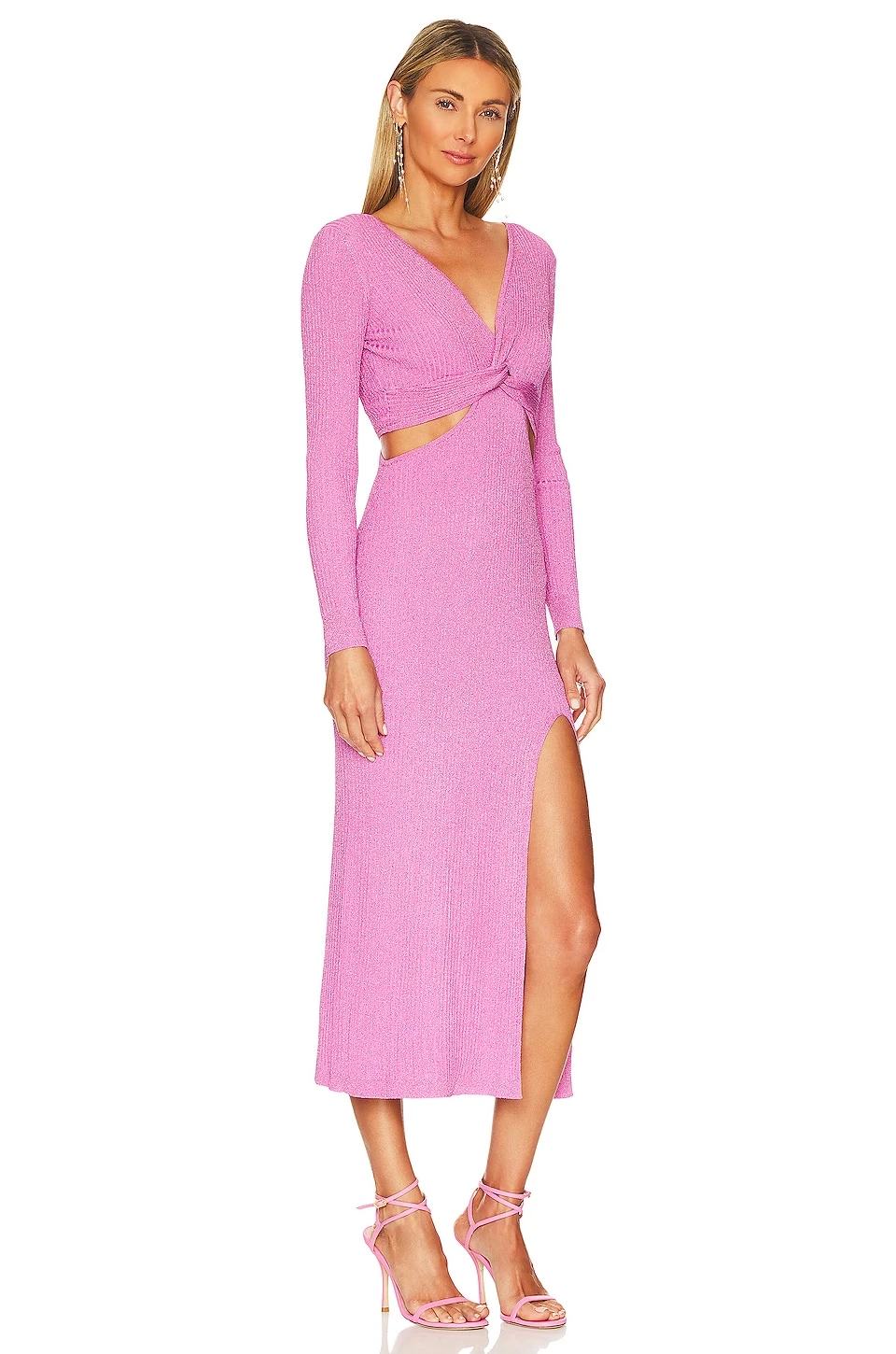 LoveShackFancy Bernette Dress Orchid Sparkle - Image 2