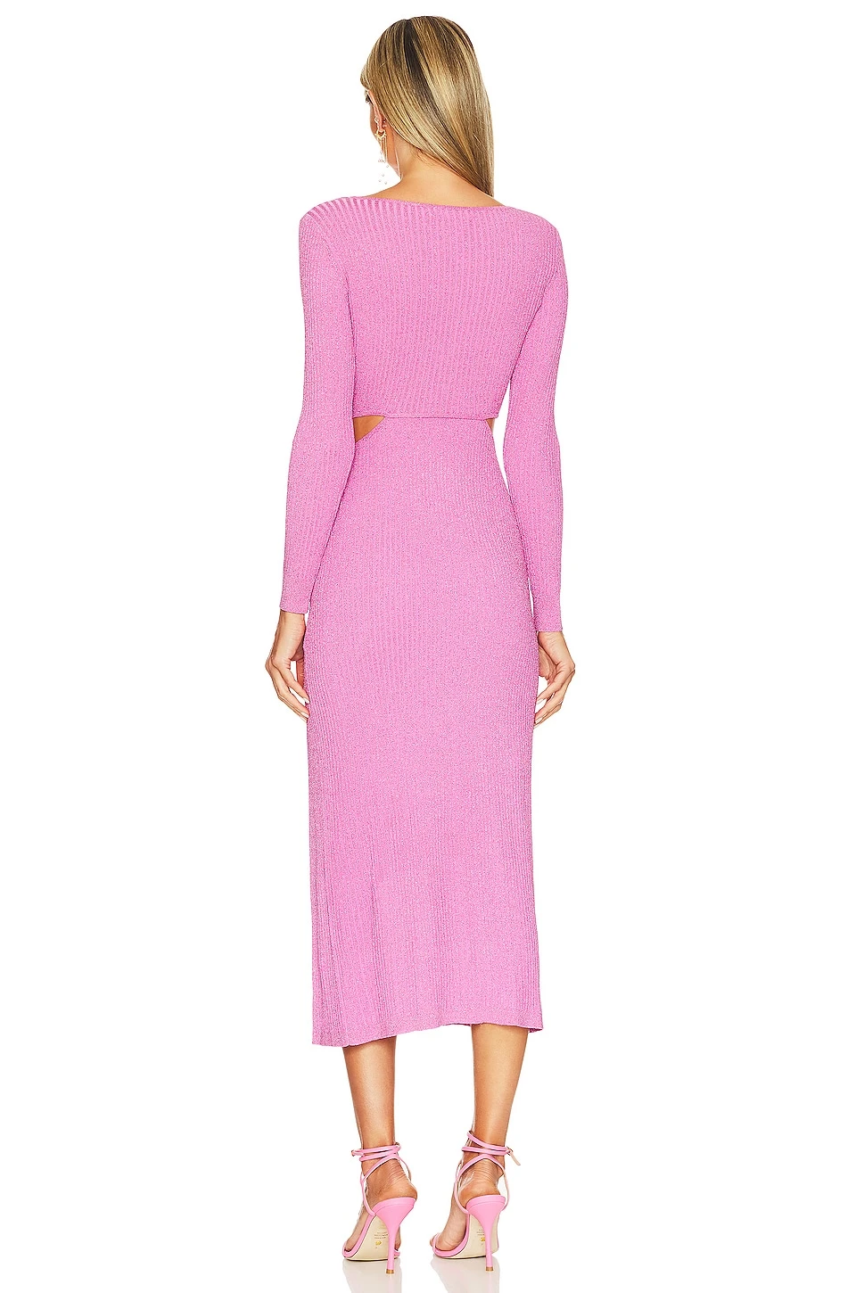 LoveShackFancy Bernette Dress Orchid Sparkle - Image 3