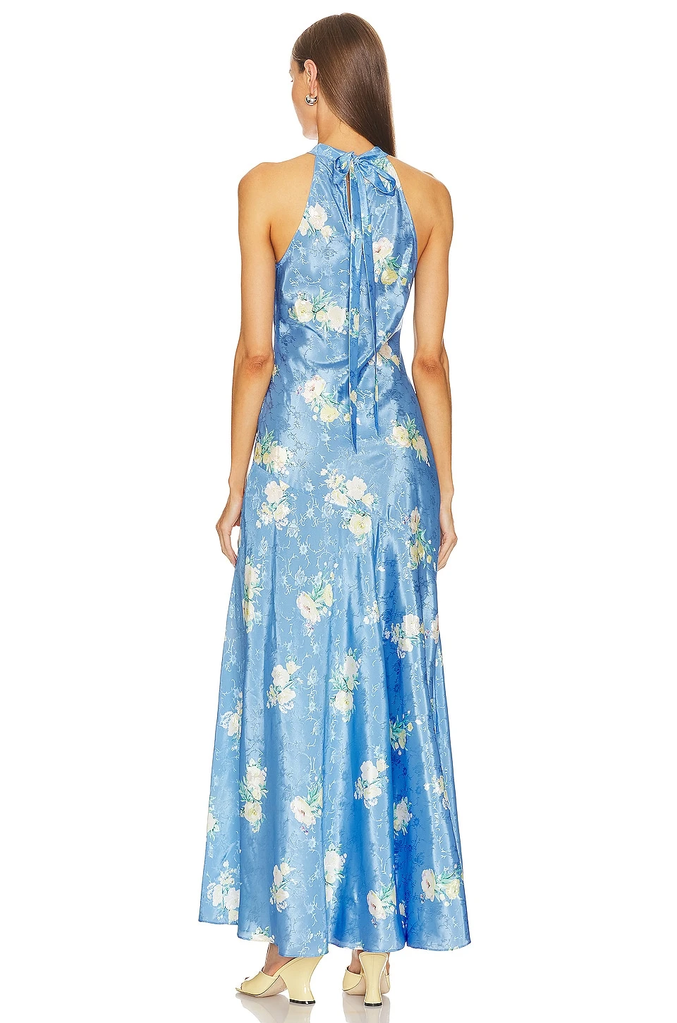 LoveShackFancy Brinda Dress Blueberry Lemonade - Image 3