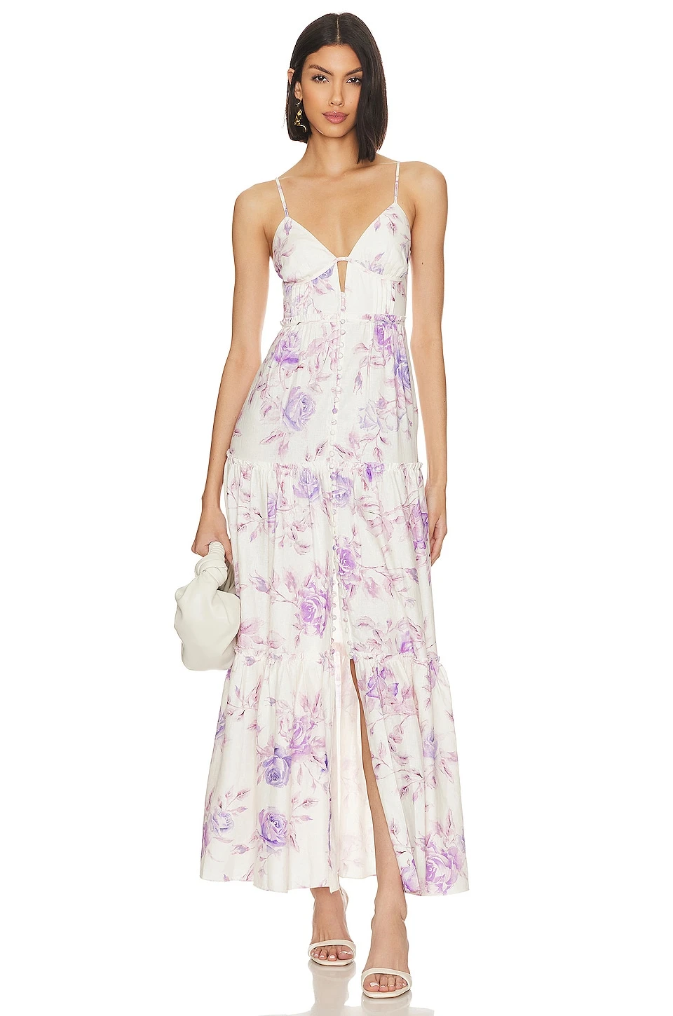 LoveShackFancy Garnita Dress Spanish Lilac