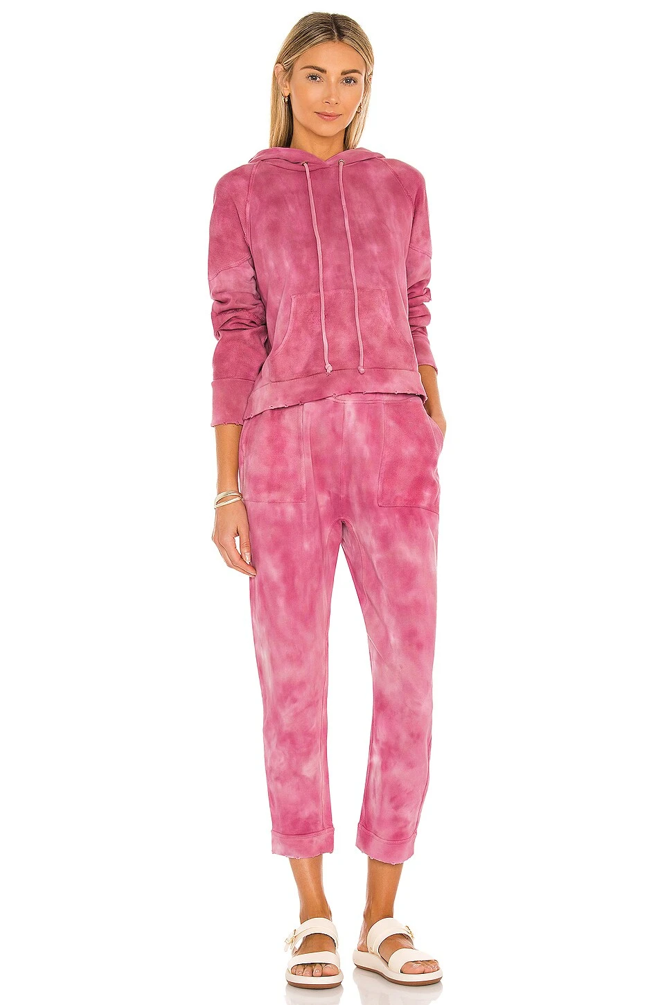 LoveShackFancy Blex Pant Bordeaux - Image 4