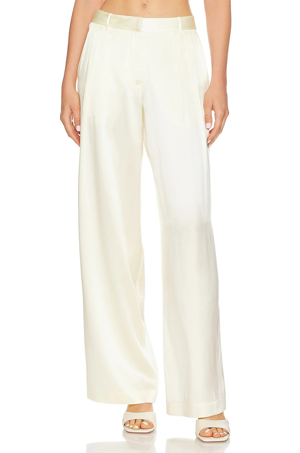LoveShackFancy Emberlynn Pant Ivory