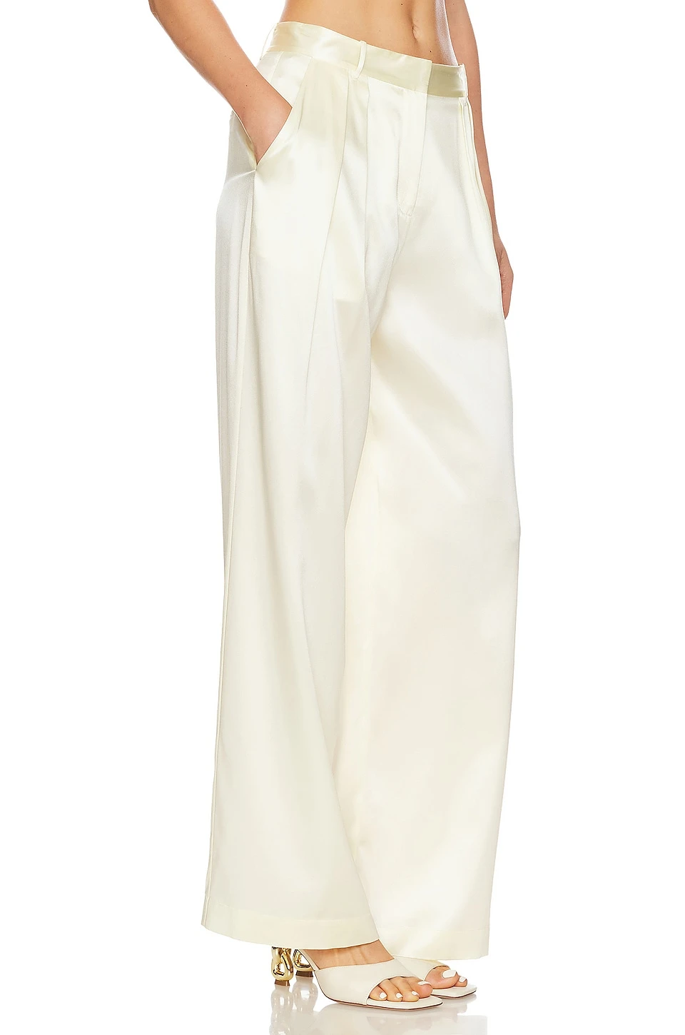 LoveShackFancy Emberlynn Pant Ivory - Image 2