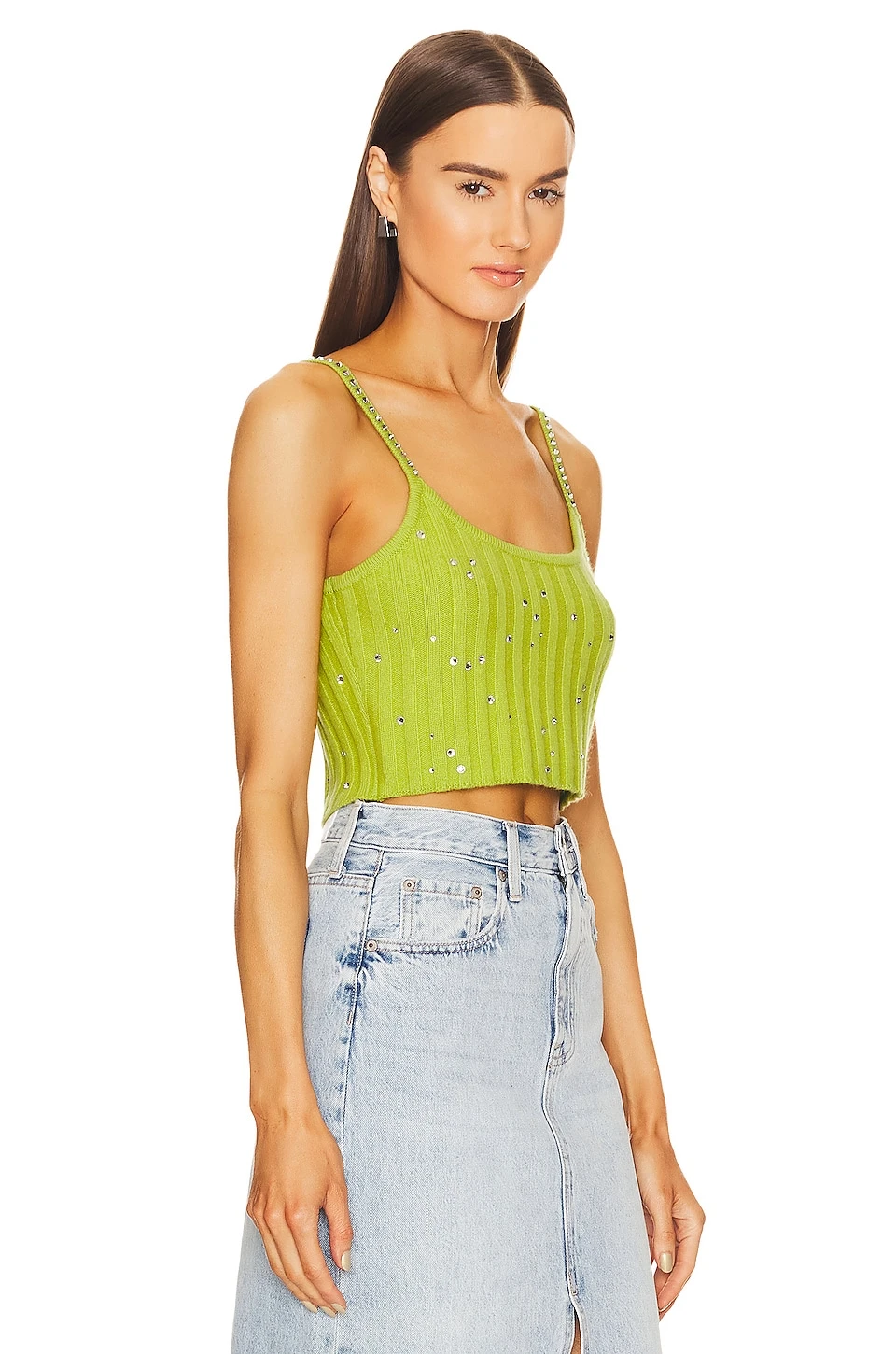 LoveShackFancy CAMISOLA CELMIRA Spring Leaf - Image 2