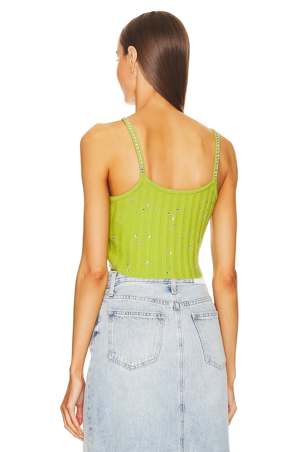 LoveShackFancy CAMISOLA CELMIRA Spring Leaf - Image 3