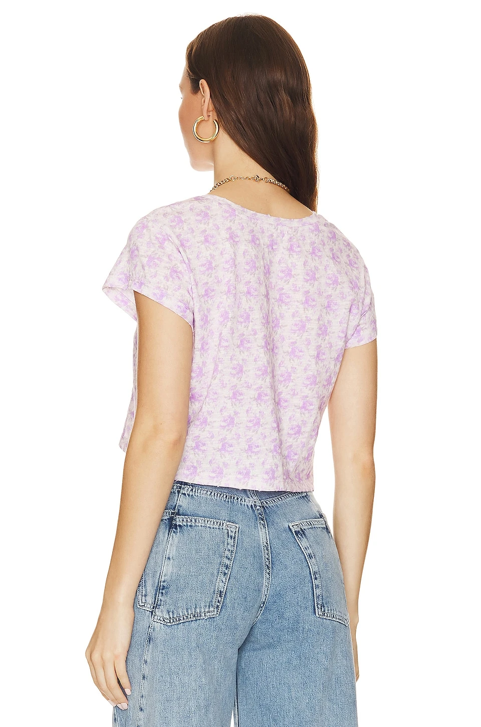 LoveShackFancy CAMISETA RUBIN Violet Meadow - Image 3