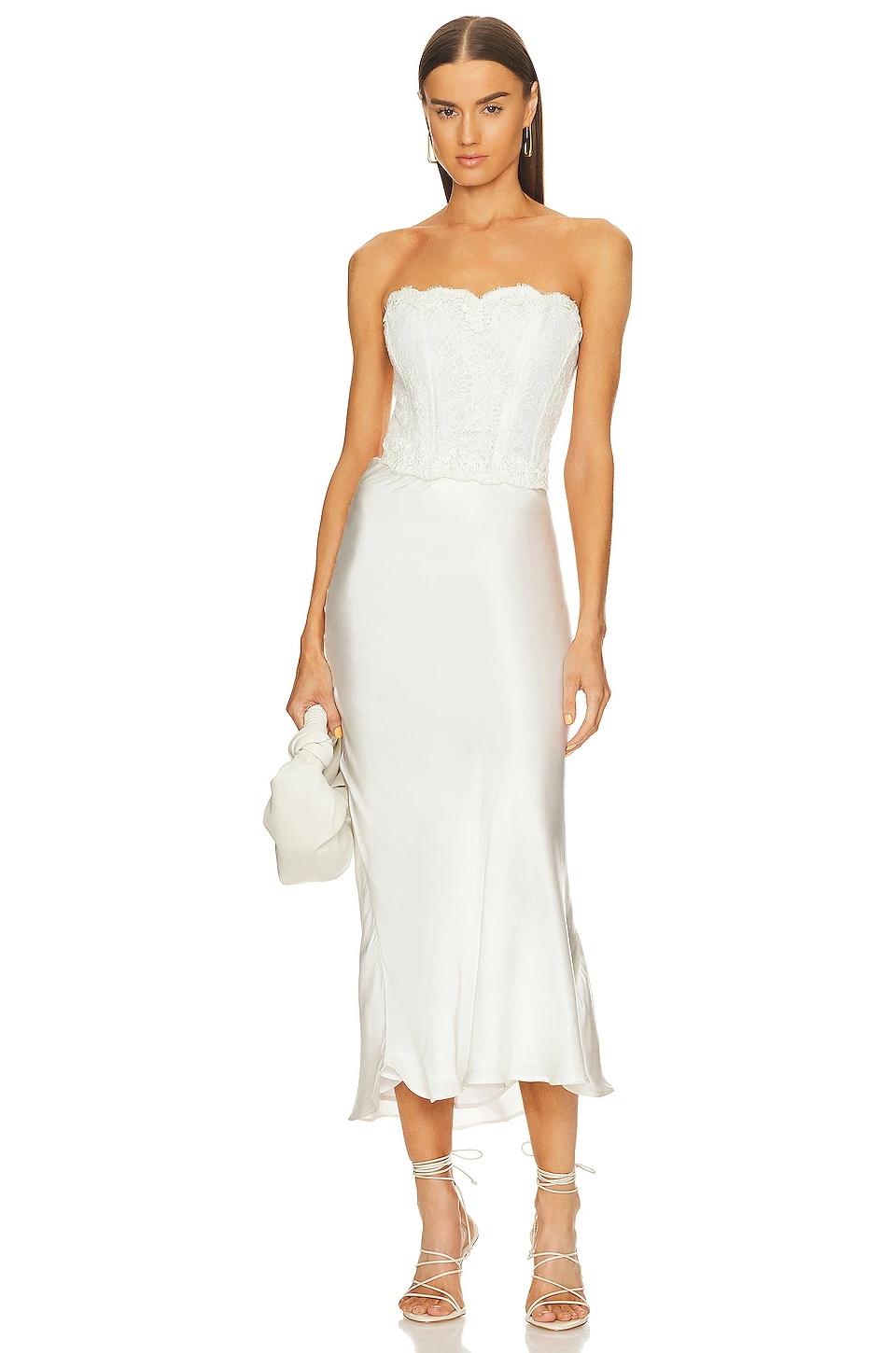 LoveShackFancy Arno Bustier Antique White - Image 4